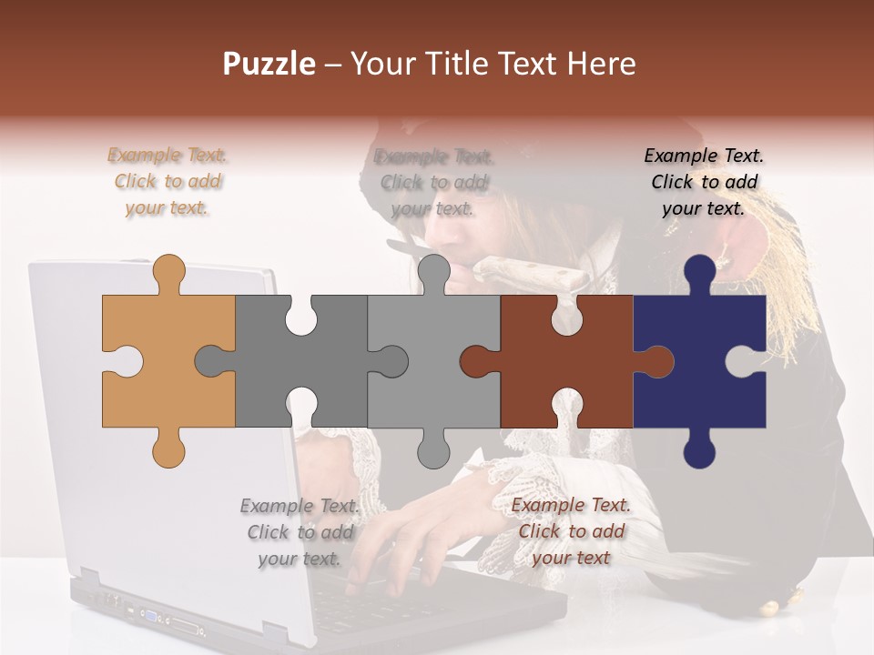 Indoor Screen Head PowerPoint Template
