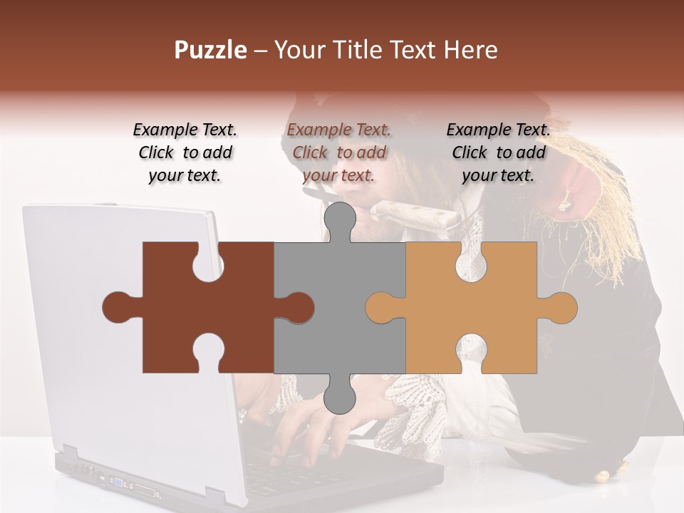 Indoor Screen Head PowerPoint Template