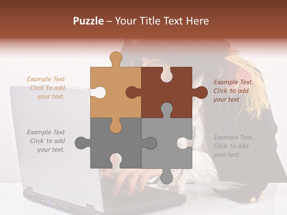 Indoor Screen Head PowerPoint Template