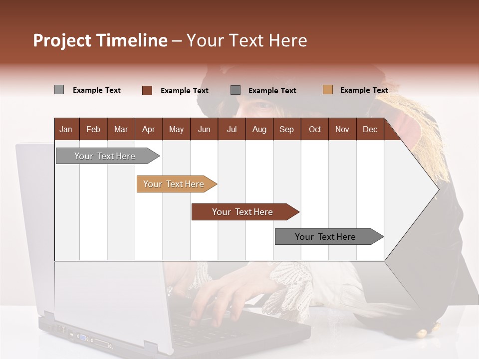 Indoor Screen Head PowerPoint Template