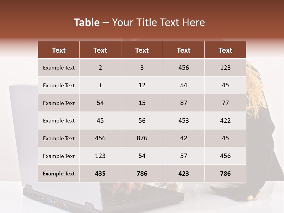Indoor Screen Head PowerPoint Template
