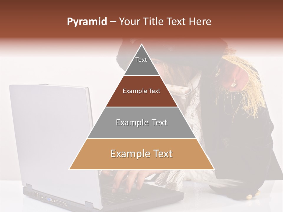 Indoor Screen Head PowerPoint Template