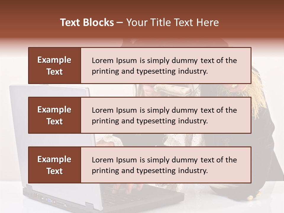 Indoor Screen Head PowerPoint Template