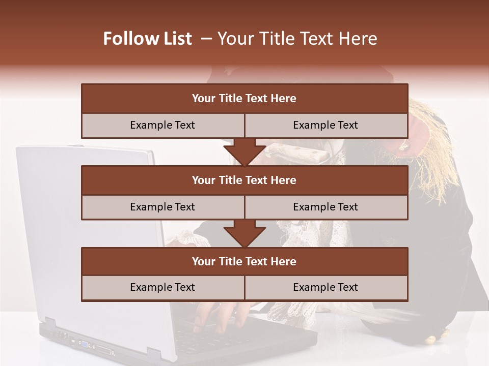 Indoor Screen Head PowerPoint Template