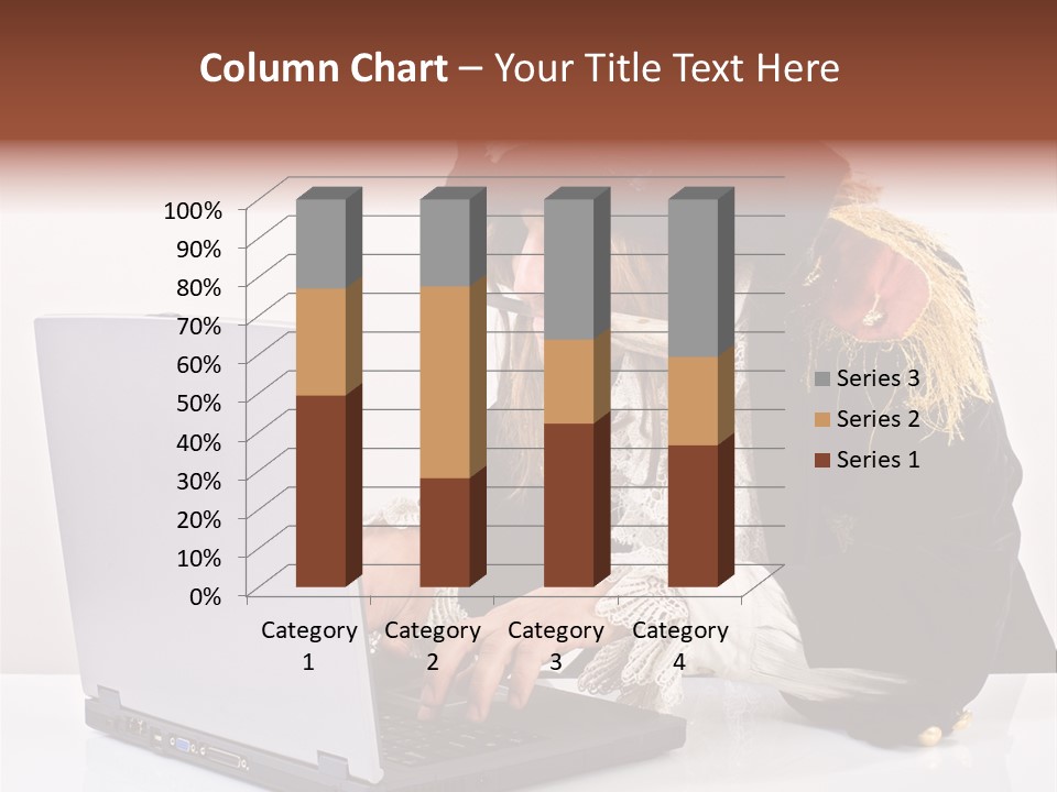 Indoor Screen Head PowerPoint Template