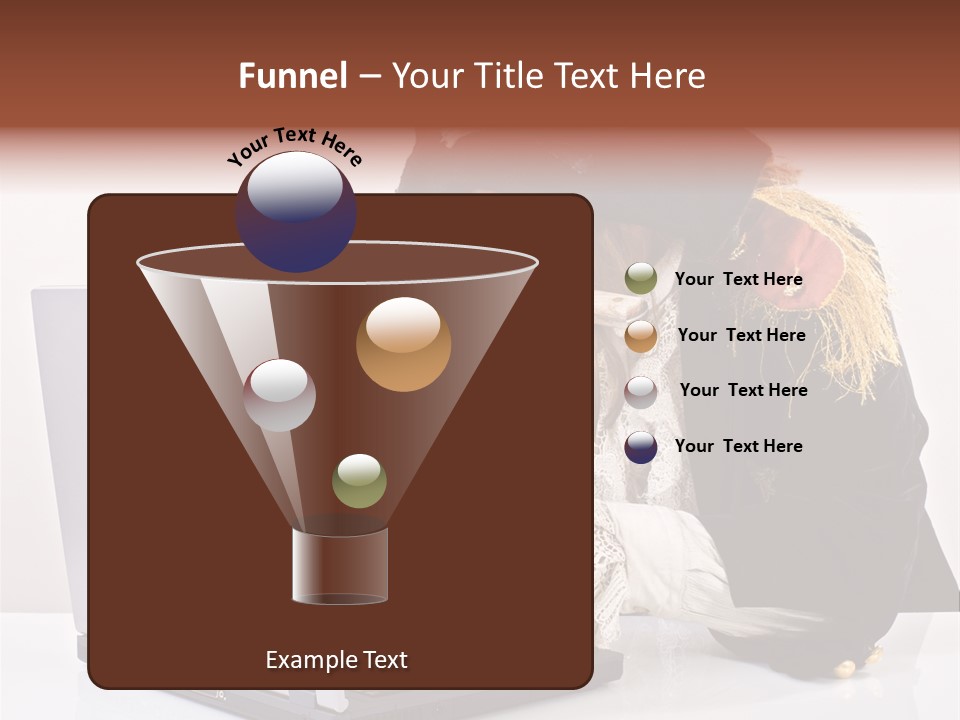 Indoor Screen Head PowerPoint Template