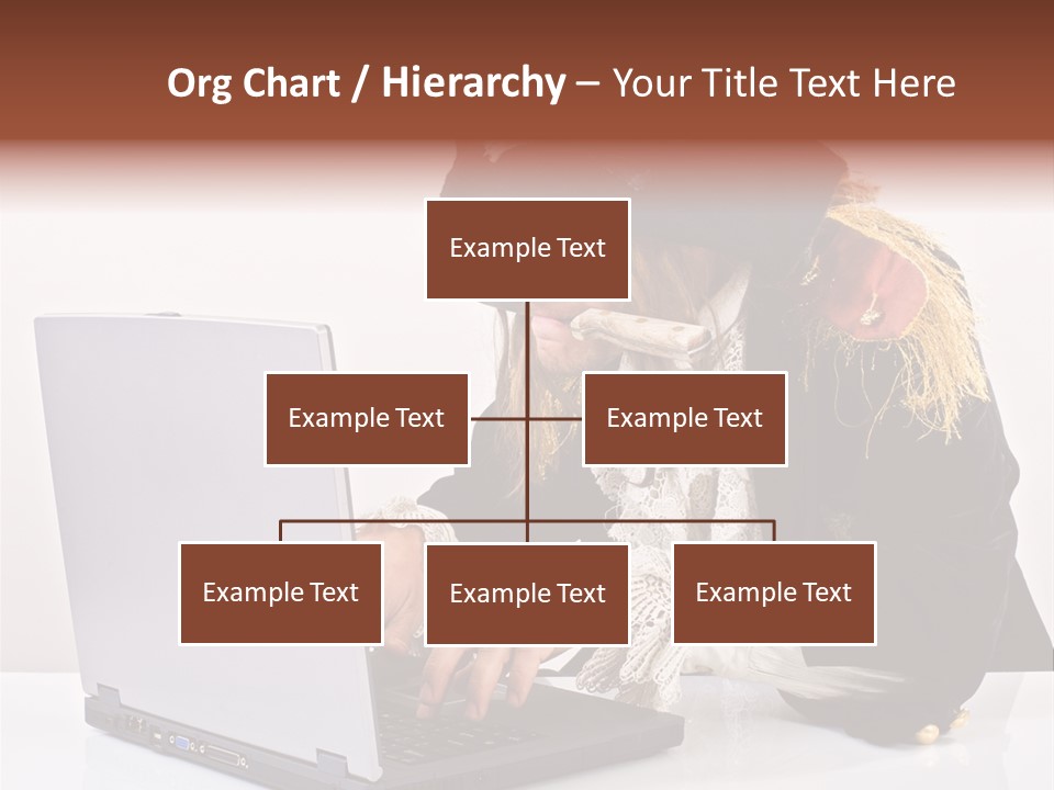 Indoor Screen Head PowerPoint Template
