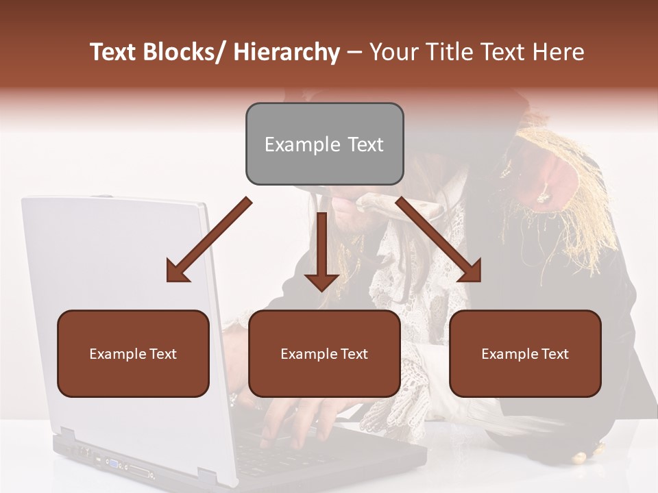 Indoor Screen Head PowerPoint Template