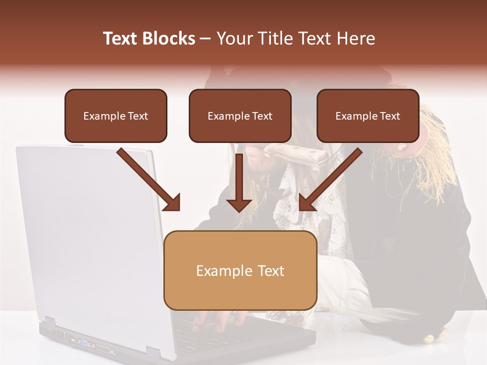 Indoor Screen Head PowerPoint Template