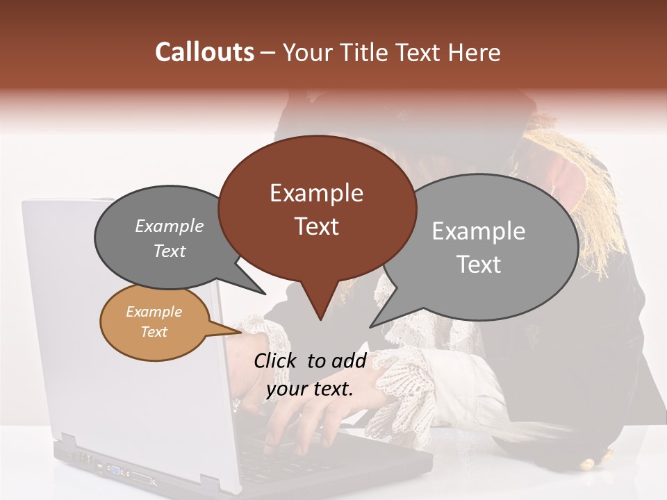 Indoor Screen Head PowerPoint Template