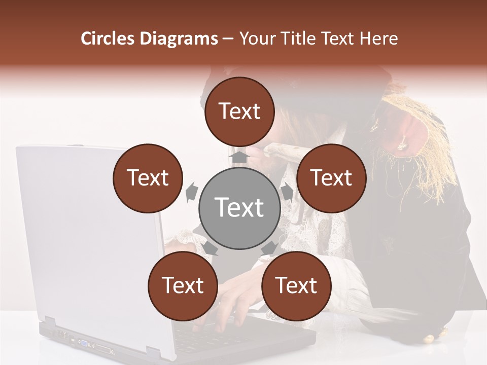 Indoor Screen Head PowerPoint Template