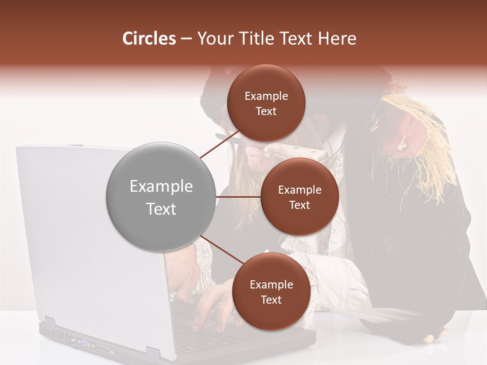 Indoor Screen Head PowerPoint Template