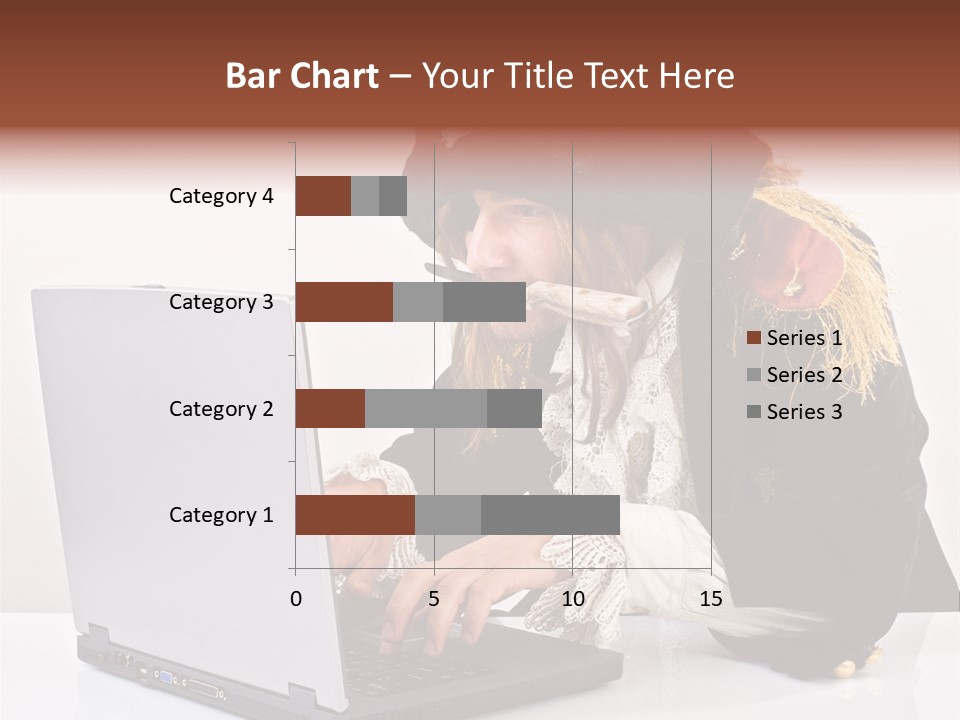 Indoor Screen Head PowerPoint Template