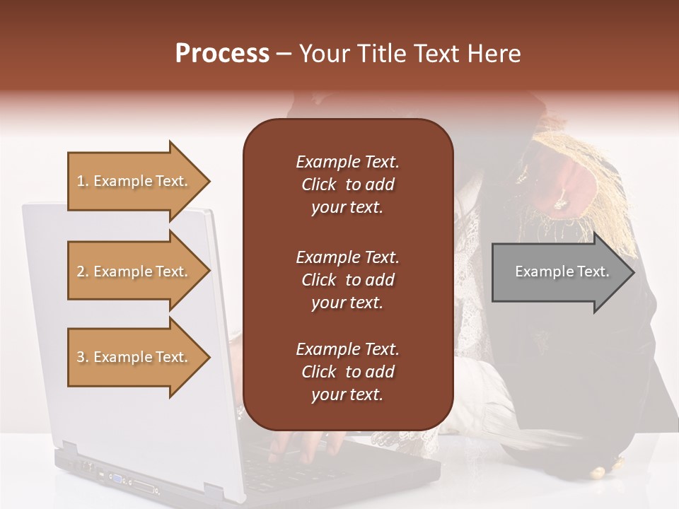 Indoor Screen Head PowerPoint Template