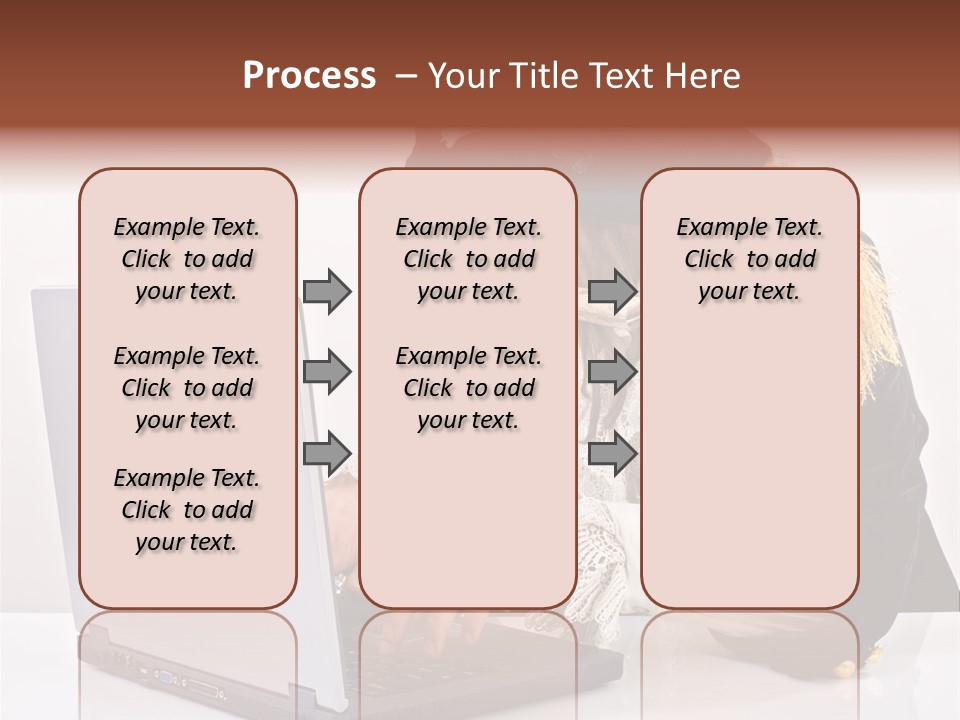 Indoor Screen Head PowerPoint Template