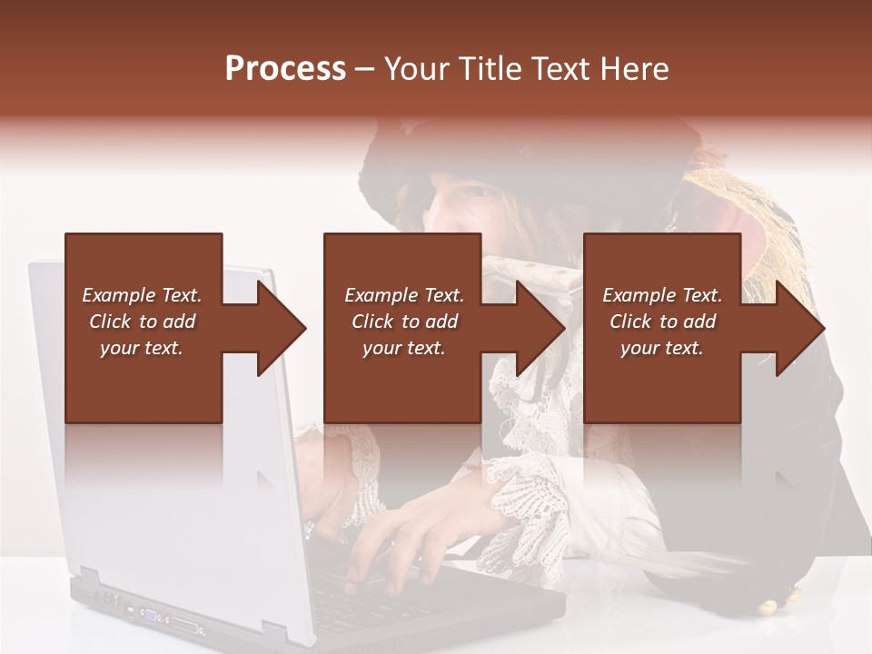 Indoor Screen Head PowerPoint Template