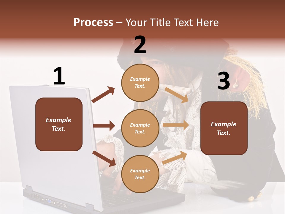 Indoor Screen Head PowerPoint Template