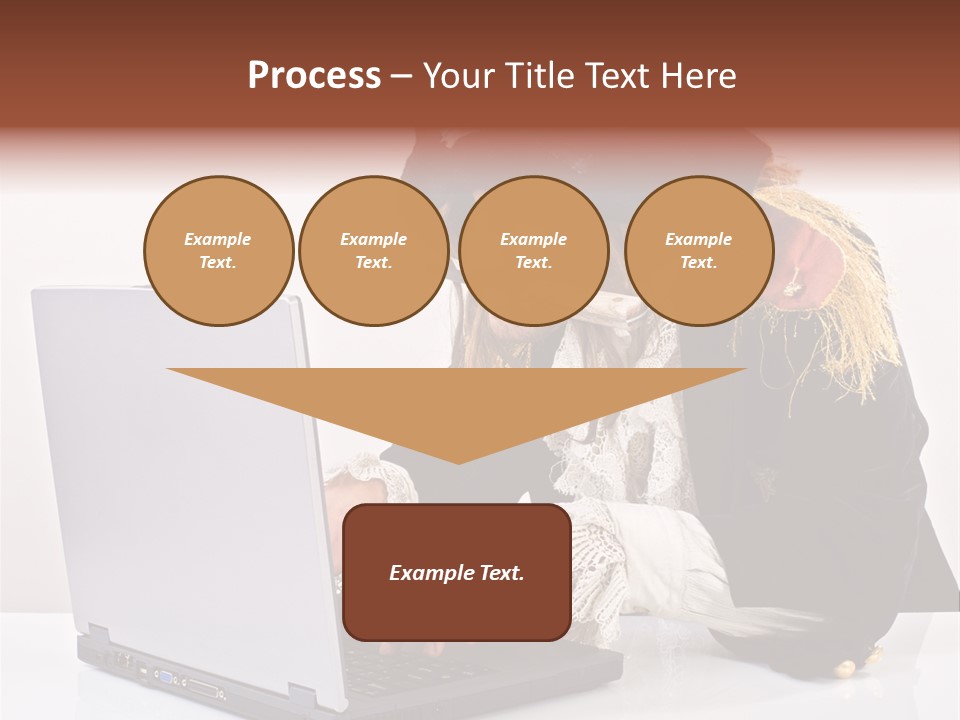 Indoor Screen Head PowerPoint Template