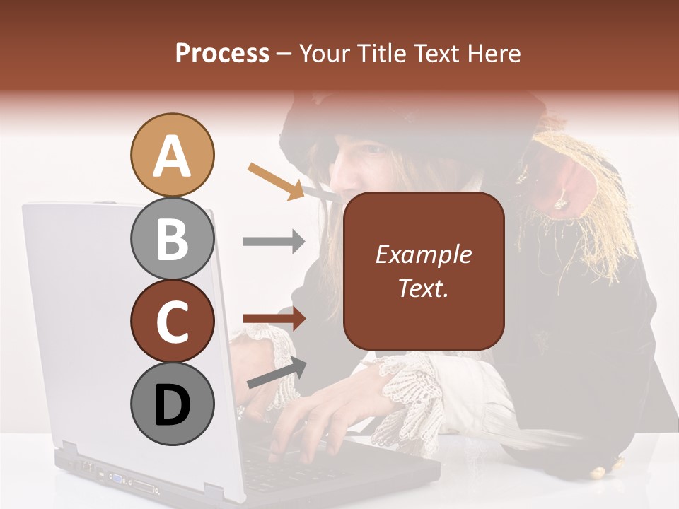 Indoor Screen Head PowerPoint Template