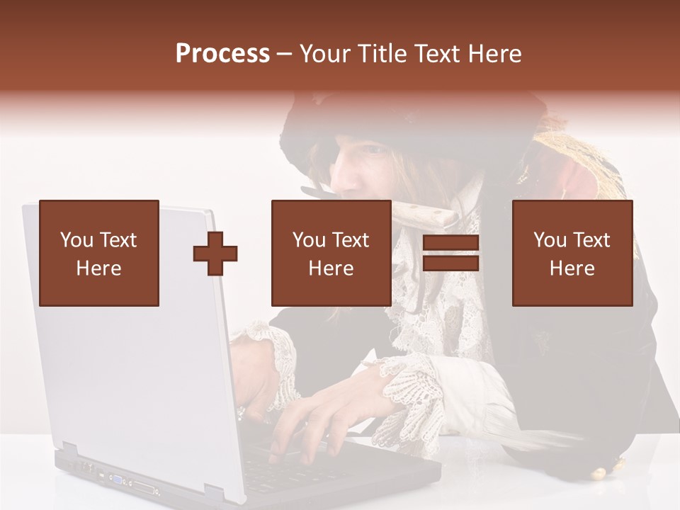 Indoor Screen Head PowerPoint Template