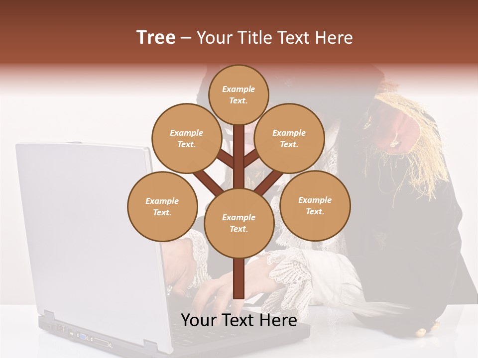 Indoor Screen Head PowerPoint Template