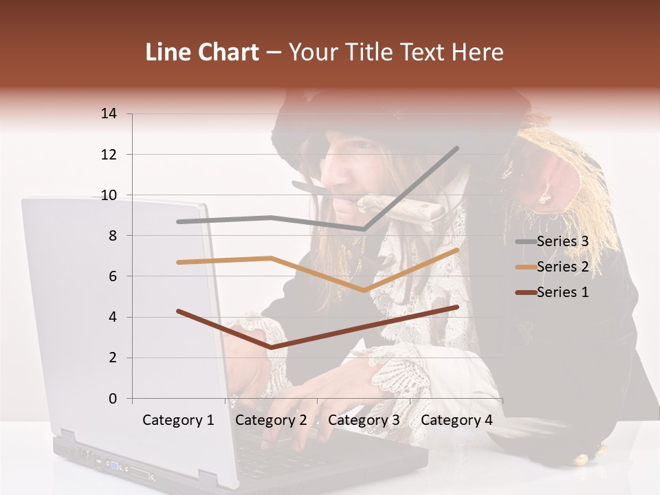 Indoor Screen Head PowerPoint Template
