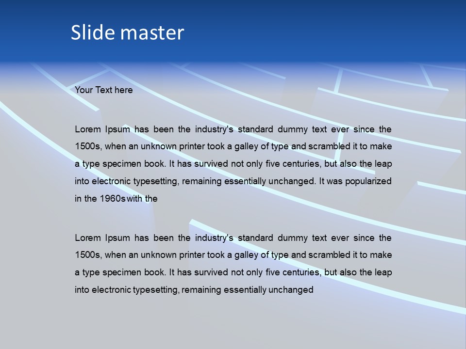 Maze Dare Escape PowerPoint Template