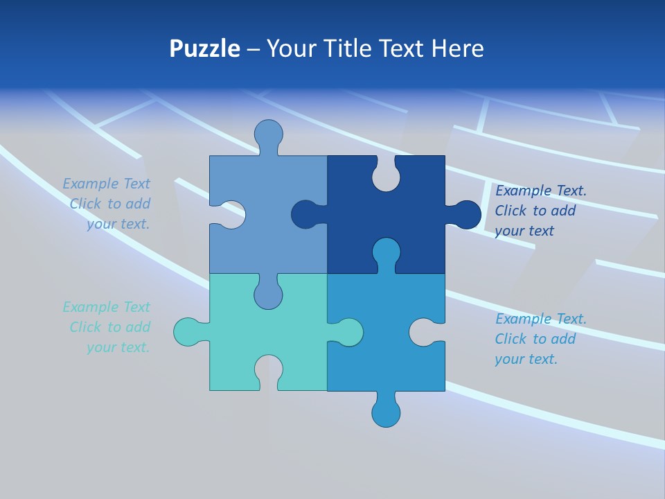 Maze Dare Escape PowerPoint Template