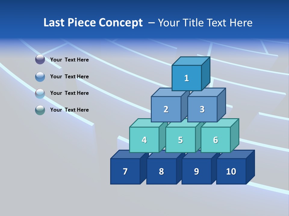 Maze Dare Escape PowerPoint Template