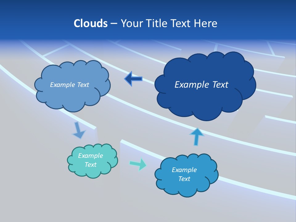 Maze Dare Escape PowerPoint Template