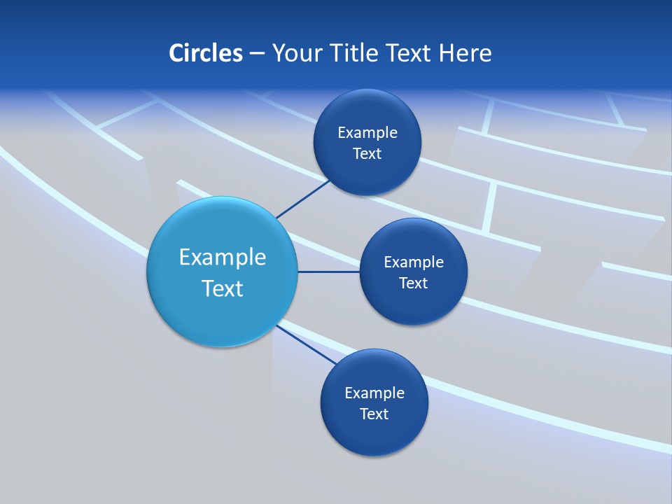 Maze Dare Escape PowerPoint Template