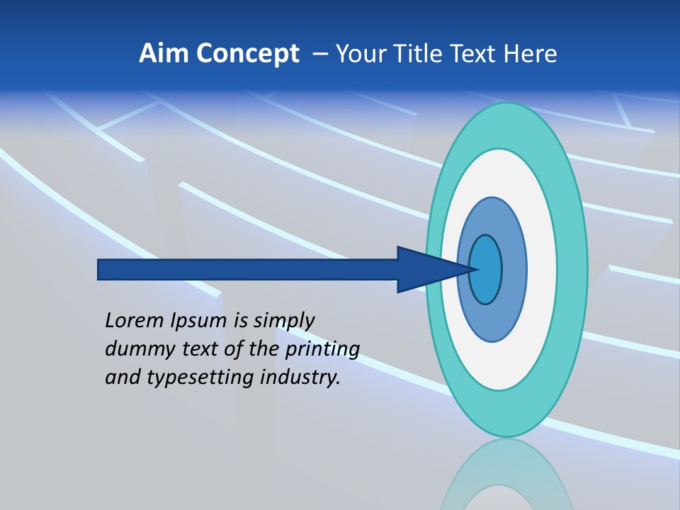 Maze Dare Escape PowerPoint Template