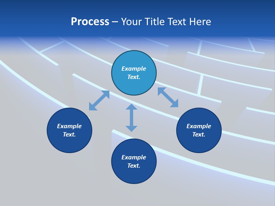 Maze Dare Escape PowerPoint Template