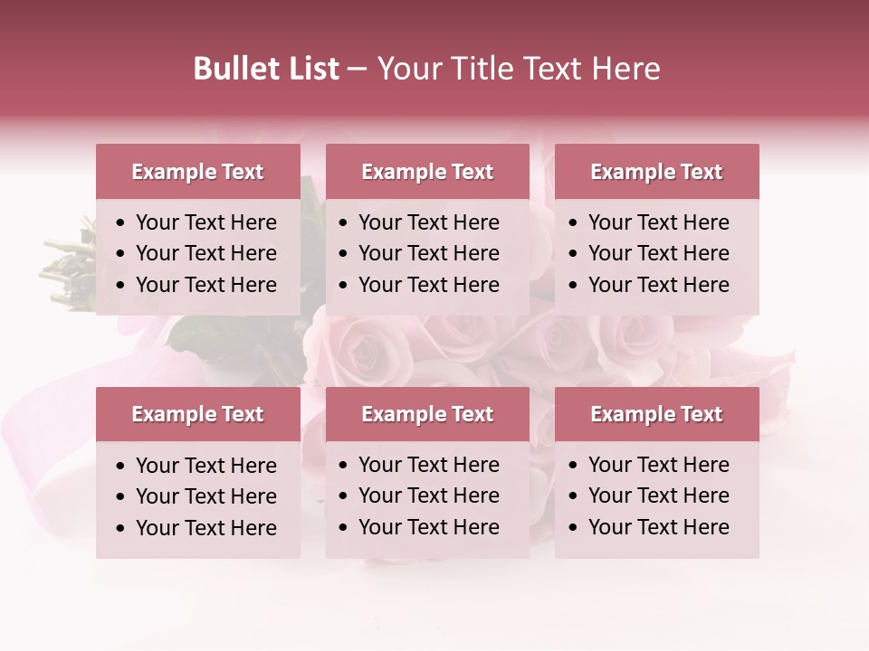 Five Fragility Bud PowerPoint Template