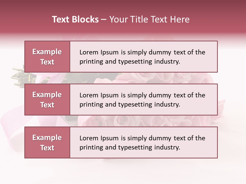 Five Fragility Bud PowerPoint Template