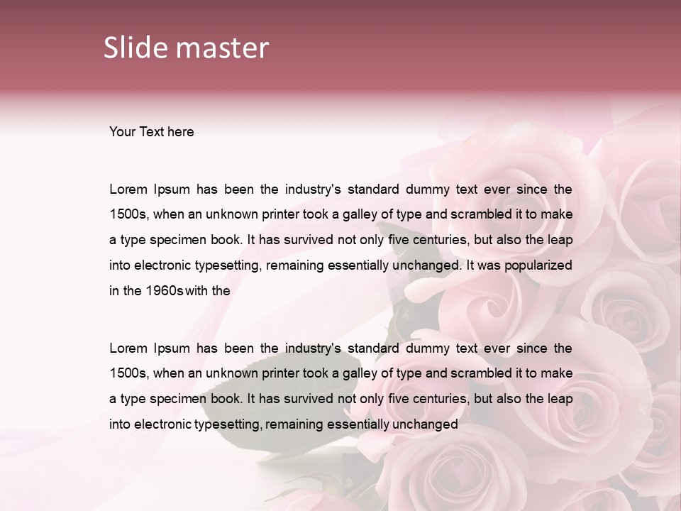 Greeting Anniversary Brightly PowerPoint Template