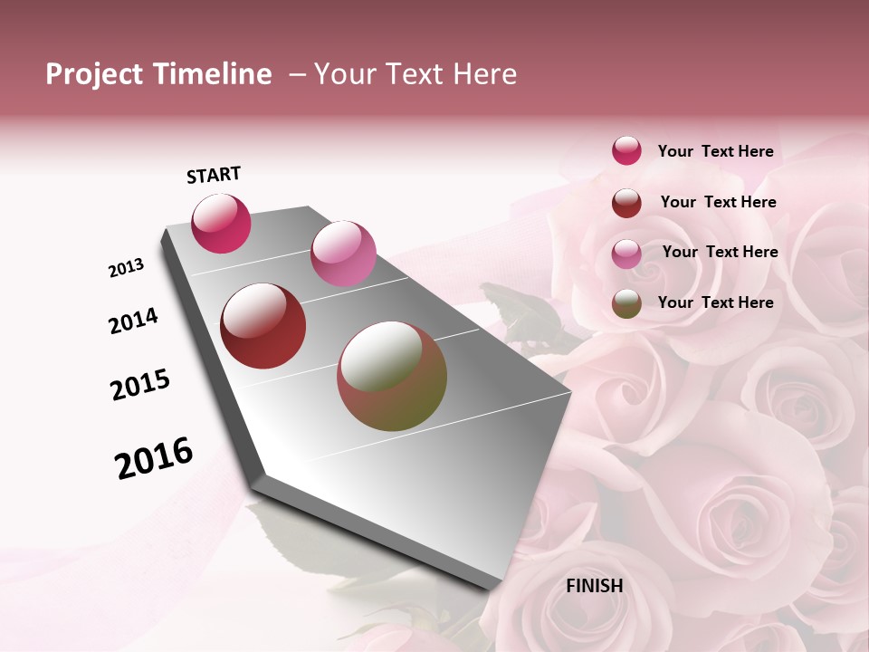 Greeting Anniversary Brightly PowerPoint Template