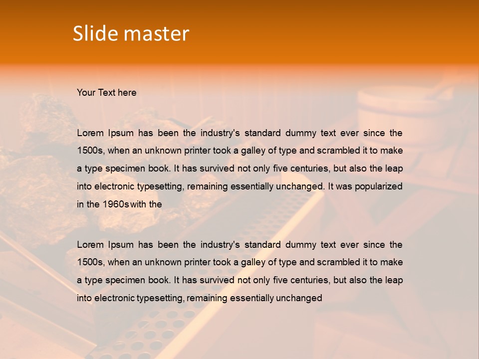 Cedar Athletic Resort PowerPoint Template