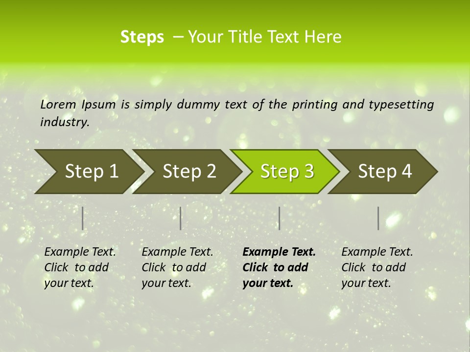 Droplet Red Wet PowerPoint Template