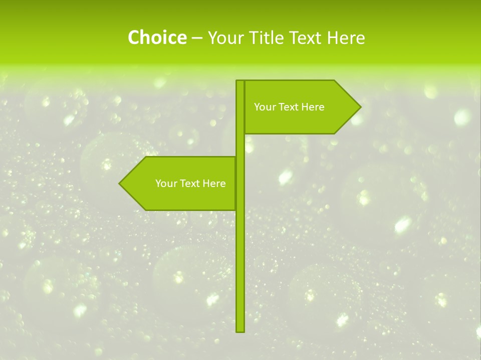 Droplet Red Wet PowerPoint Template