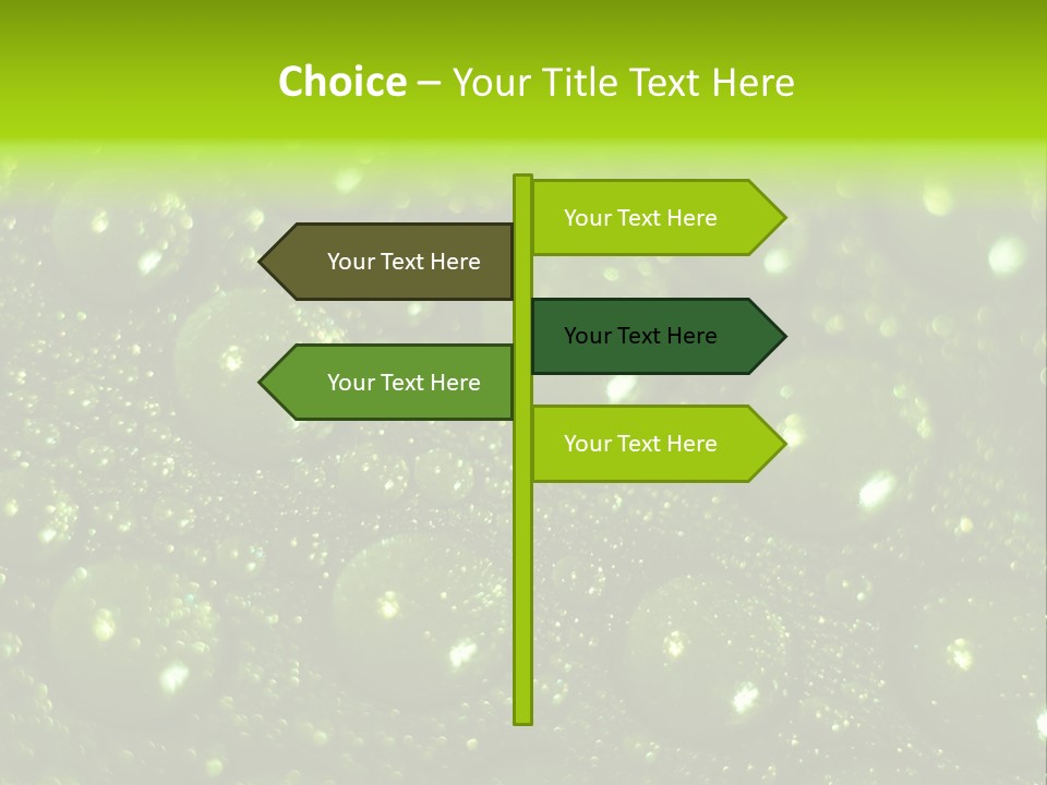 Droplet Red Wet PowerPoint Template