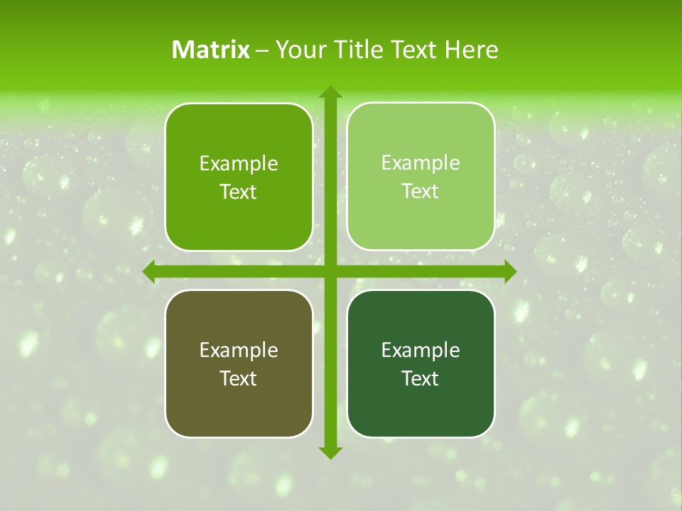 Wet Fibre Macro PowerPoint Template