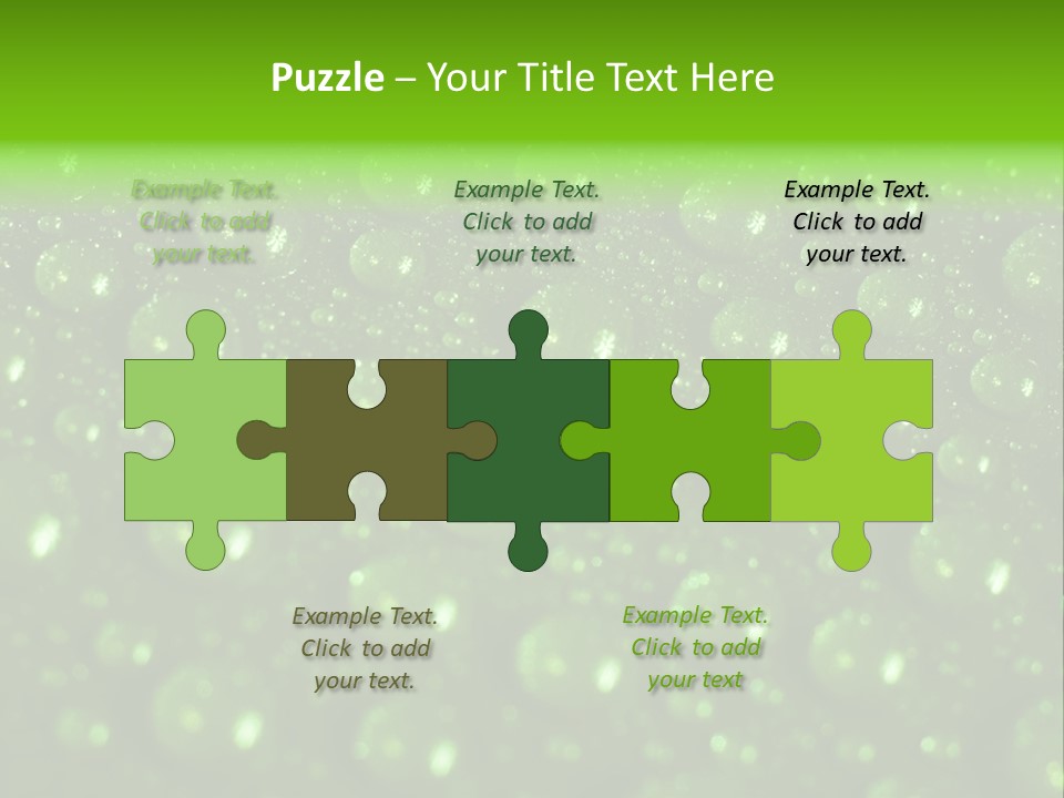 Wet Fibre Macro PowerPoint Template