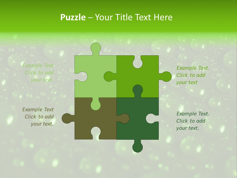 Wet Fibre Macro PowerPoint Template