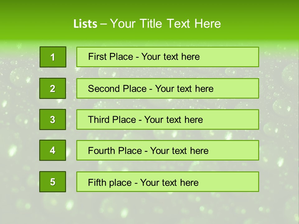Wet Fibre Macro PowerPoint Template