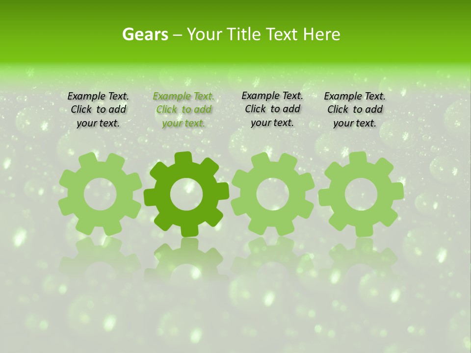 Wet Fibre Macro PowerPoint Template