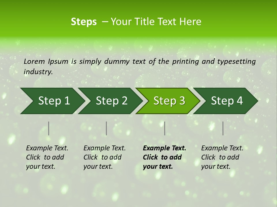 Wet Fibre Macro PowerPoint Template