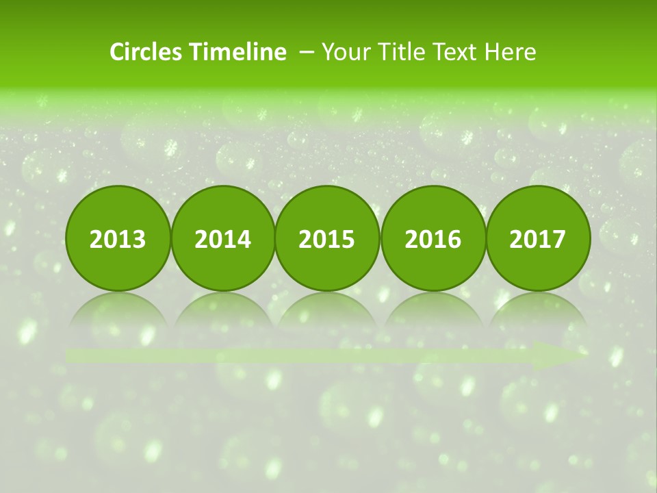 Wet Fibre Macro PowerPoint Template