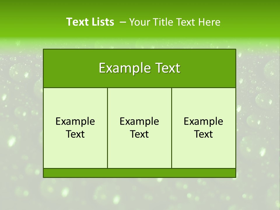 Wet Fibre Macro PowerPoint Template