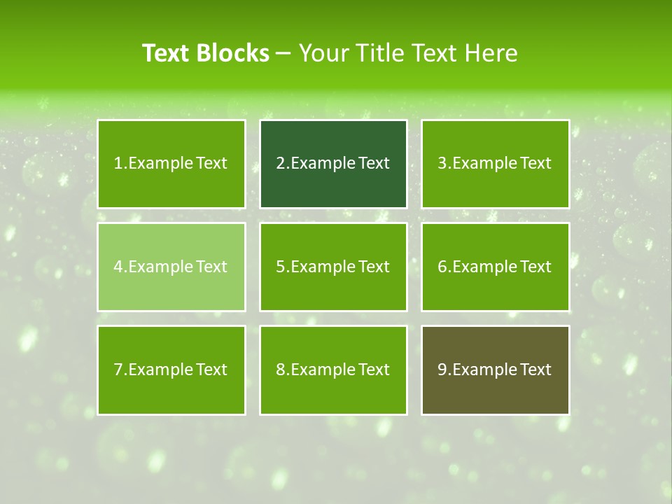 Wet Fibre Macro PowerPoint Template